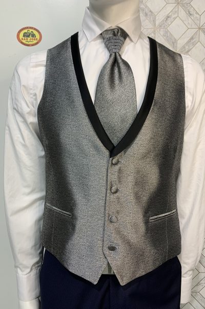 CHALECO GRIS ENZO ROMANO 7205