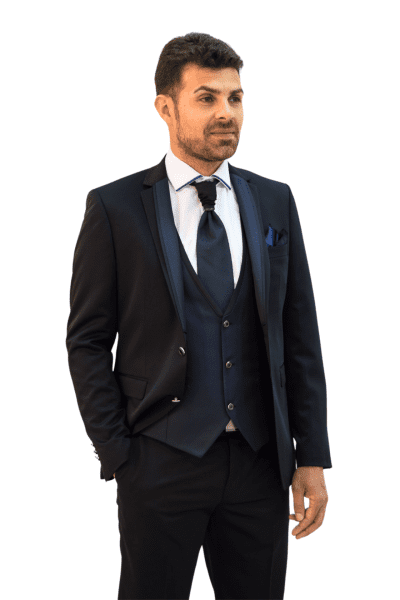 Traje D´Gala Solapa azul