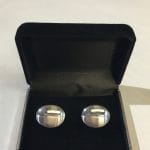 Modas San José - Gemelos plata ovalados