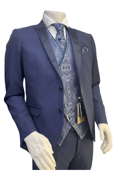 Traje solapa raso Capelhi