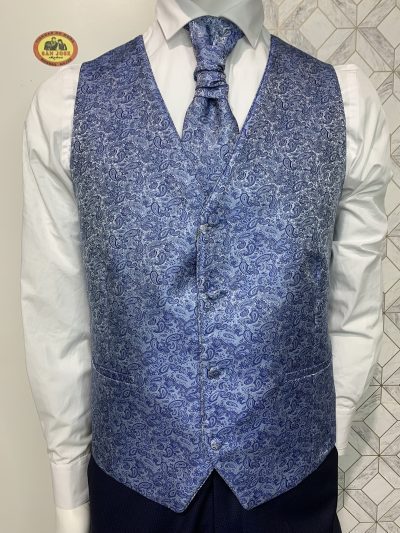 CHALECO ALESSANDRO ESTAMPADO AZUL