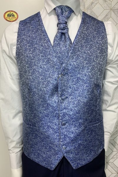 CHALECO ALESSANDRO ESTAMPADO AZUL