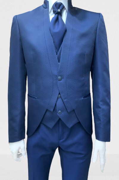 Traje Enzo Romano cuello mao
