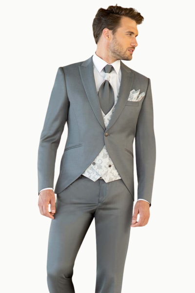 Traje de Novio Enzo Romano Gris Perla