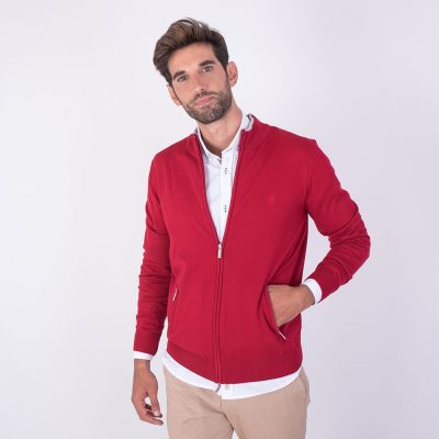 Chaqueta cremallera Martin´s 135 Granate