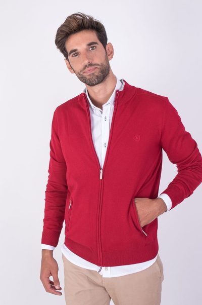 Chaqueta cremallera Martin´s 135 Granate