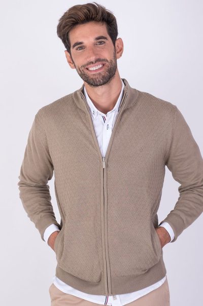 Chaqueta cremallera Martin´s 136 Camel