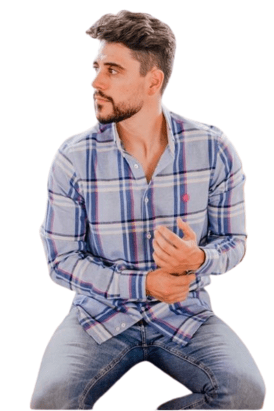 Camisa cuadros Urban button 332