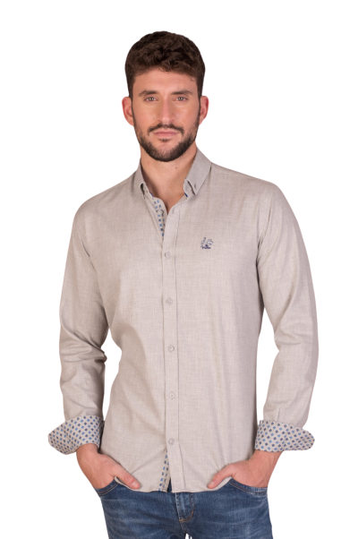 Camisa La Vespita azul 5453