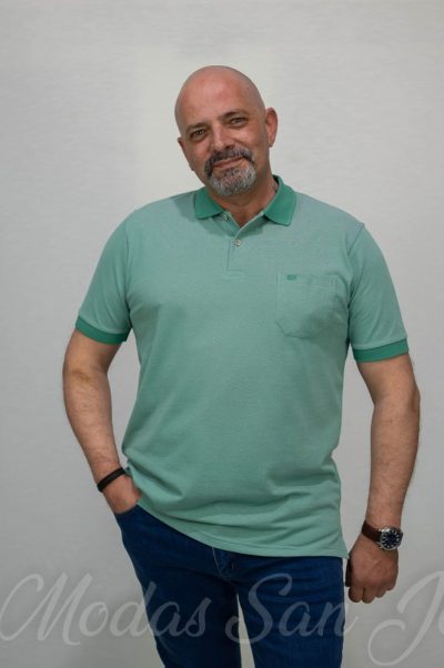 Polo manga corta bolsillo  cuello