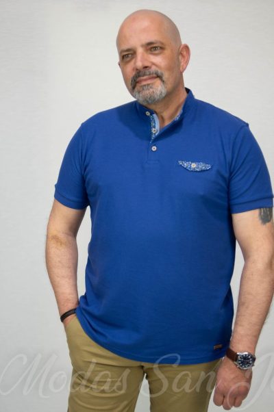 Polo manga corta cuello mao