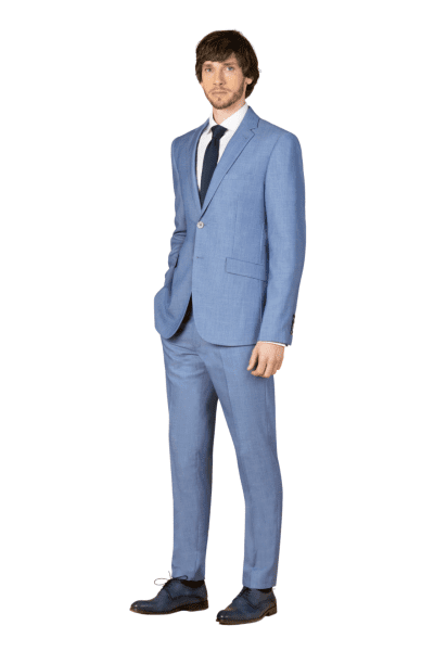 Traje azul claro regular Capelhi