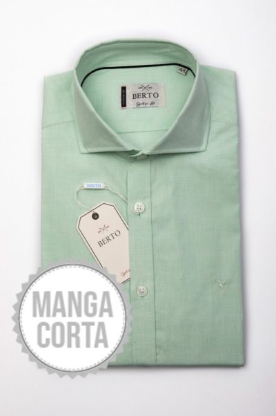 Camisa manga corta lisa Berto 123125