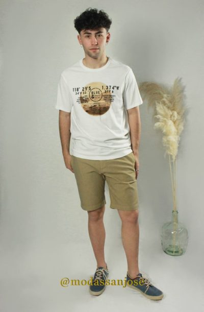 Bermuda chino Salsa jeans beige