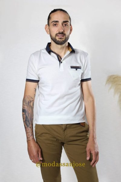 Polo blanco DosGalgos