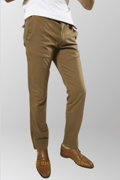 Pantalón chino recto Cambalache camel