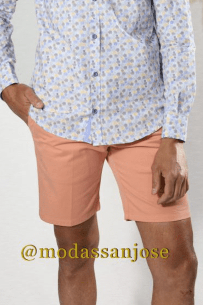 Bermuda lisa La Vespita naranja coral