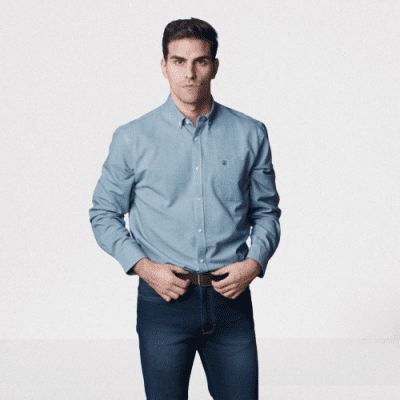 Camisa viyela lisa Sts