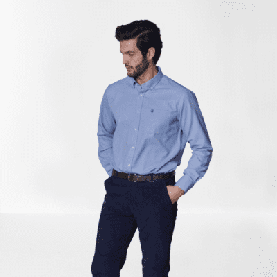 Camisa viyela espiga Sts