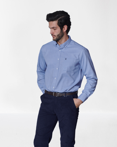 Camisa viyela espiga Sts