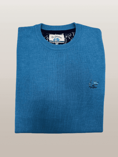Jersey cuello redondo La Vespita azul