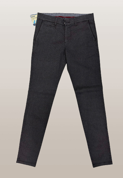 Pantalón algodón slim La Vespita chocolate 50445