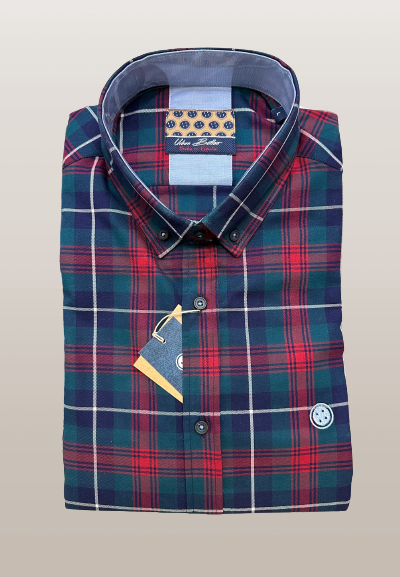 Camisa cuadros Urban Button