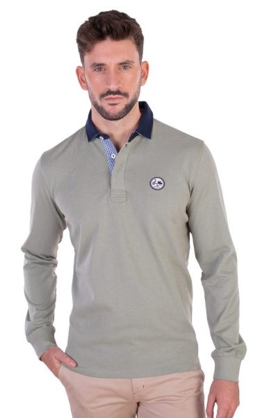 Polo manga larga La vespita verde