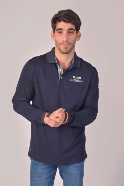 Polo manga larga PRIVATA  2605