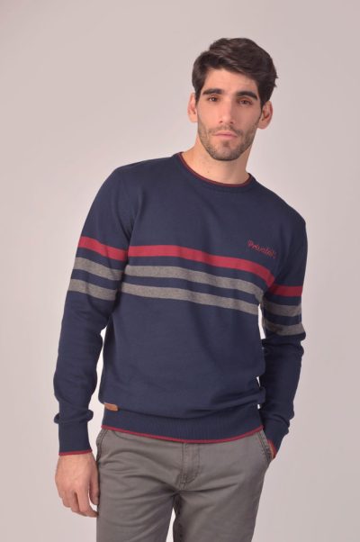 Jersey cuello redondo Privata 2807 marino