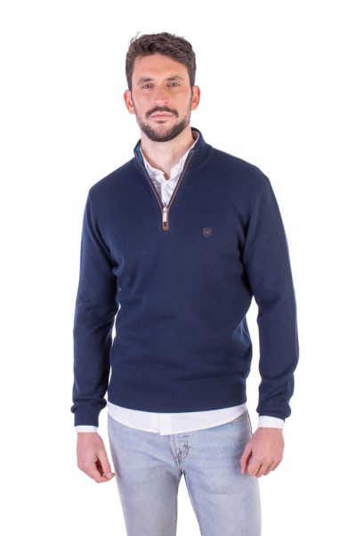 Jersey cuello cremallera marino Martin´s