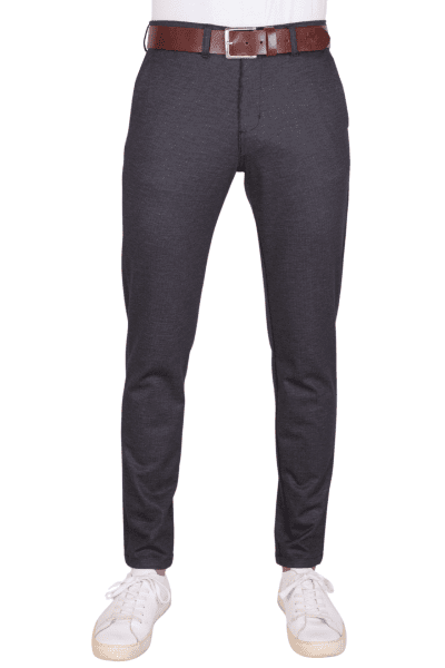 Pantalón elastano slim La Vespita chocolate 50824