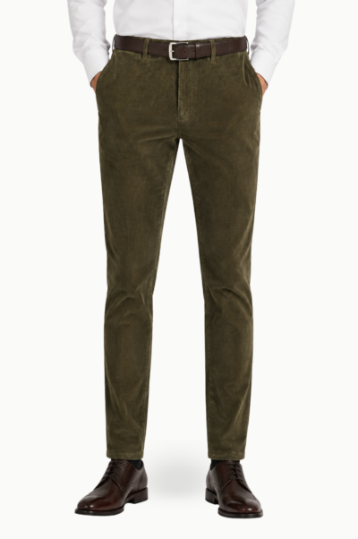 Pantalón Pana con elástico Luiyis Verde