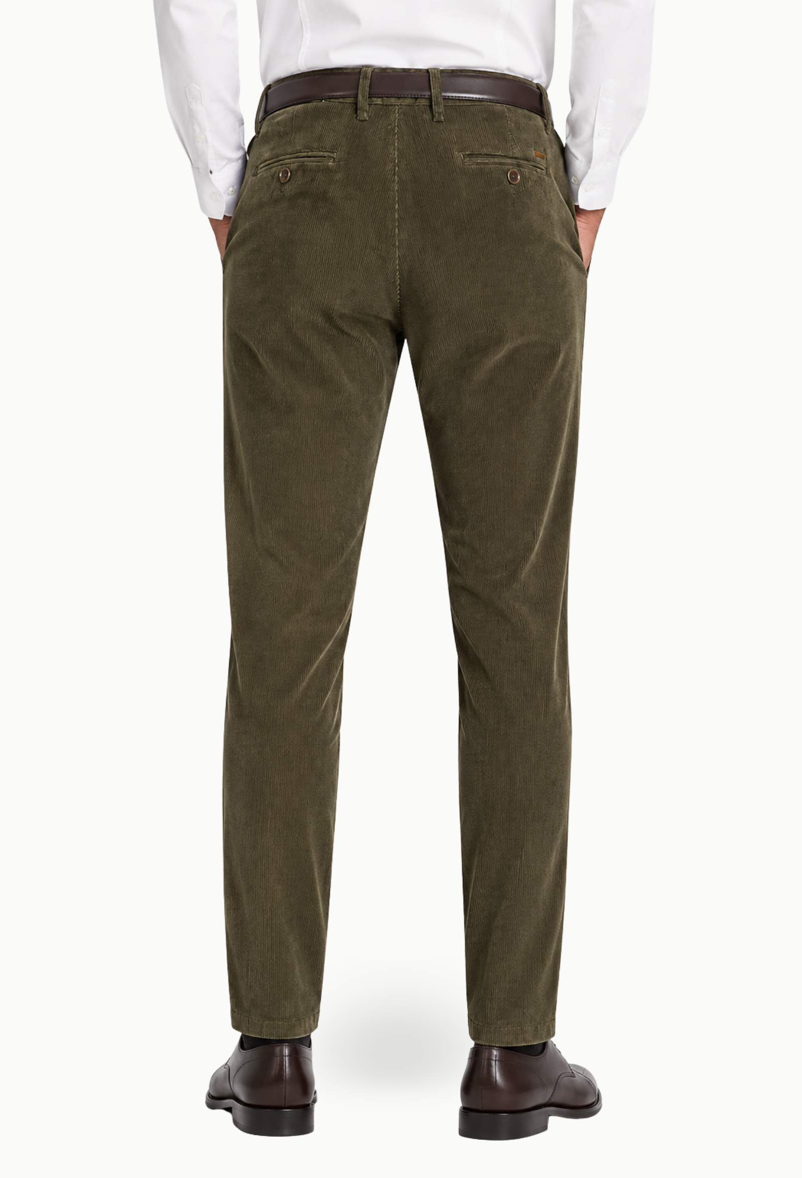 Pantalón Pana con elástico Luiyis Verde - Imagen 2