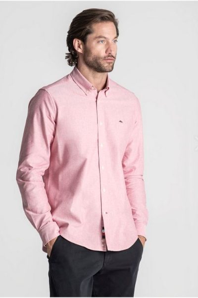 Camisa oxford lisa Dos Galgos Rosa