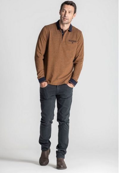 Polo manga larga Dos Galgos