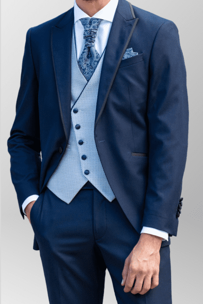 Chaleco cuadros azules Etiem