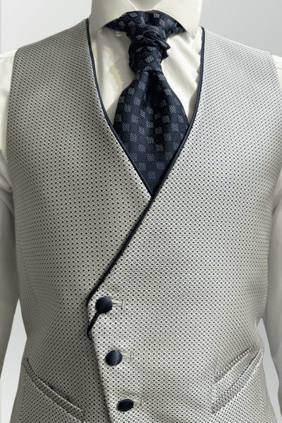 Corbaton jacquard azul Etiem