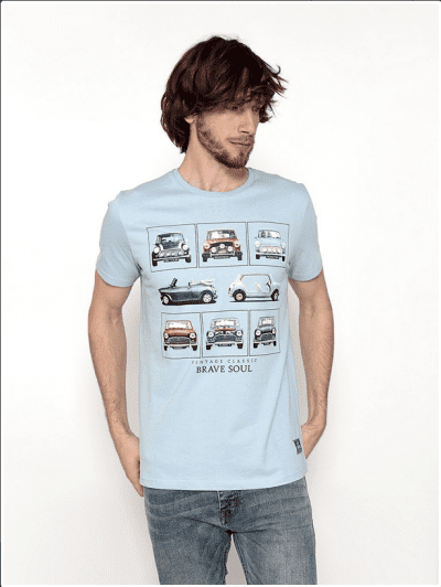 Camiseta coches Brave soul