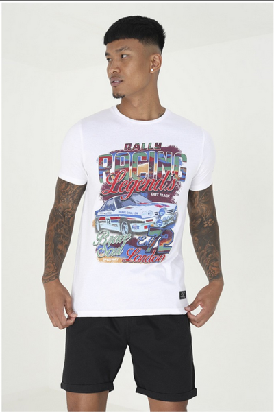 Camiseta legends Brave soul blanco