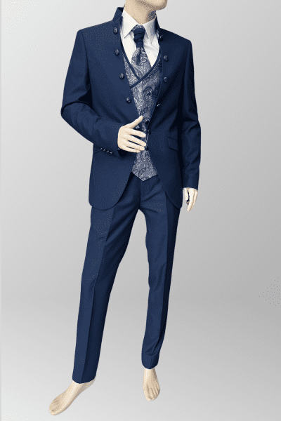 Traje novio Giovanni Ricci Sicilia Azul