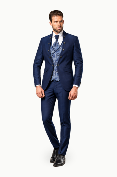 Traje novio Giovanni Ricci Sicilia Azul