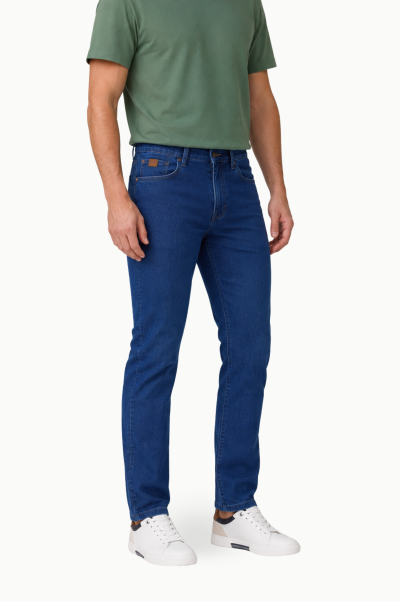 Vaquero Hombre Coronel Tapioca Sabinal Super Fino y Fresco Azul medio