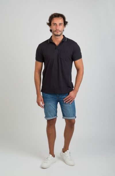 Polo básico Privata 2606 negro