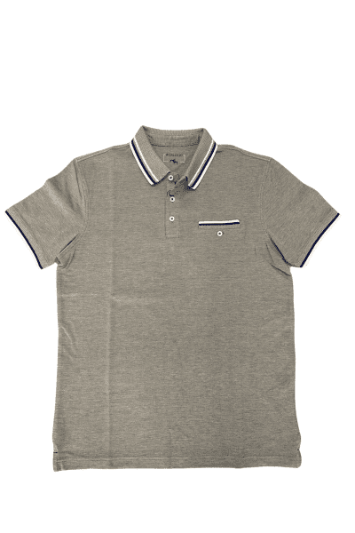 Polo raya cuello DosGalgos topo