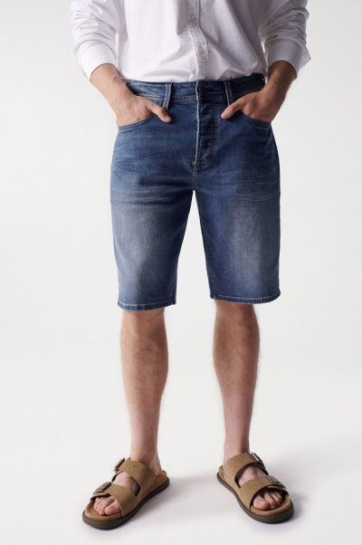 Bermuda vaquera regular soft Salsa jeans