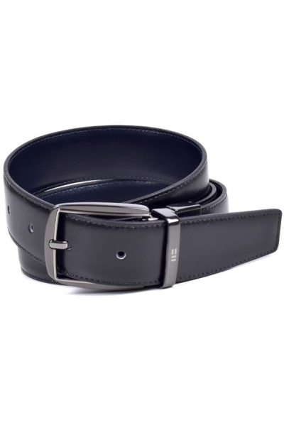 Cinturon reversible bellido azul