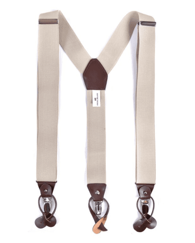 Tirantes liso bellido crema