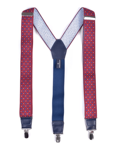 Tirantes bellido fantasía granate