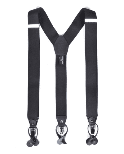 Tirantes liso bellido negro